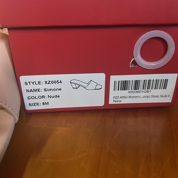 Nude Block Heel Sandal - Picture 3 of 3